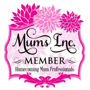 Mums Inc Member, Pink Flower Mums, Professional mum maker